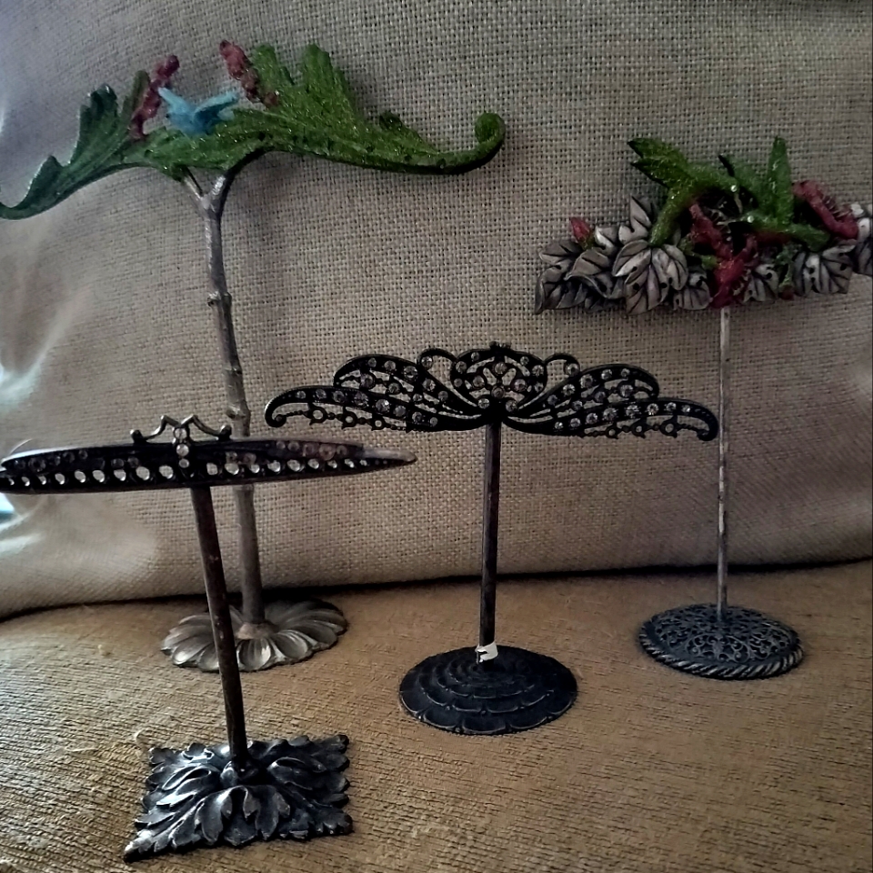 Four Earring Stands